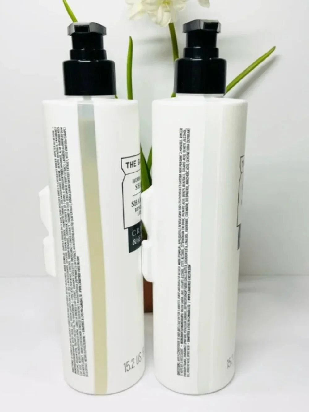 SHAMPOO & CONDITIONER THE GARDENERS HERBAL CRABTREE & EVELYN